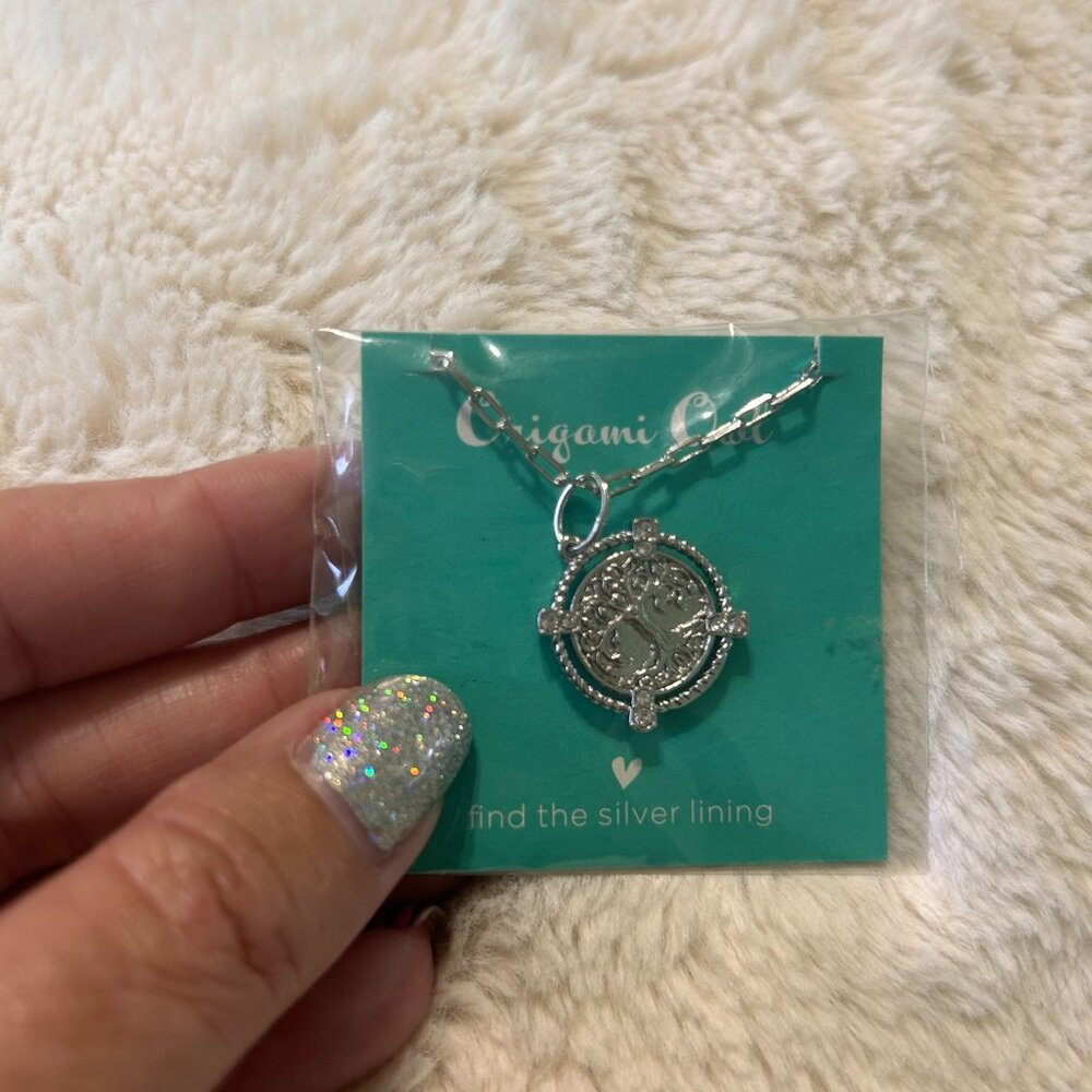 Origami Owl Tree of Life Pendant on Chain NIP